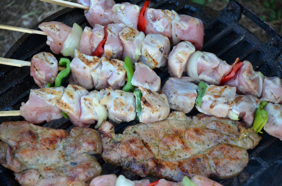 Barbeque meat grill