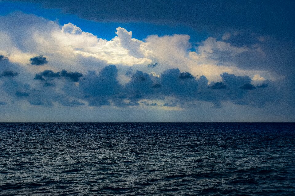 Horizon nature seascape