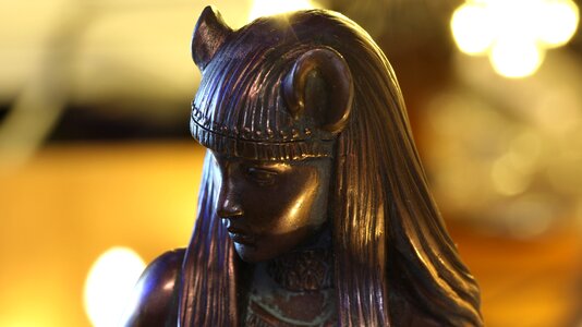 Bastet statue cat goddess photo