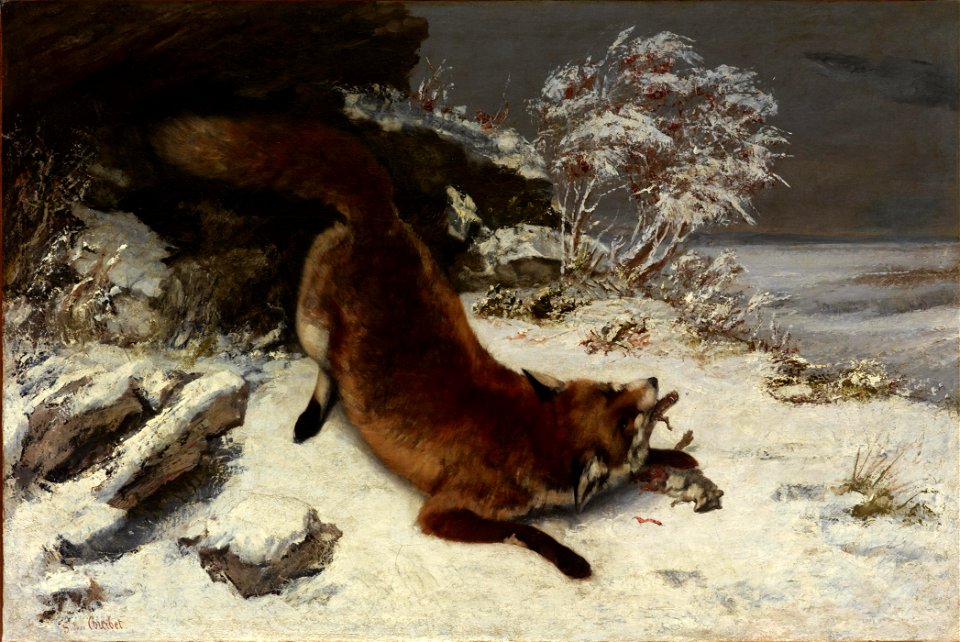 French:  Renard dans la neigeFox in the Snowtitle QS:P1476,fr:"Renard dans la neige"
label QS:Lfr,"Renard dans la neige"
label QS:Len,"Fox in the Snow"