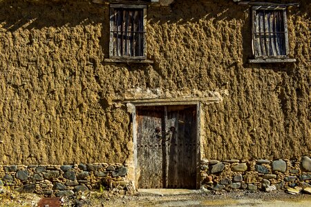 Abandoned aged weathered