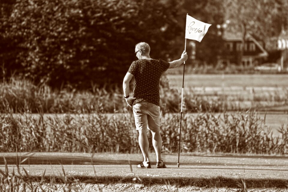 Golfer golf course sport
