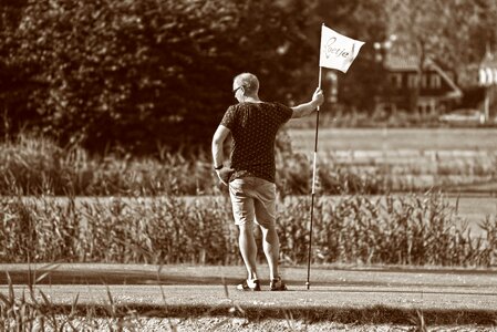 Golfer golf course sport