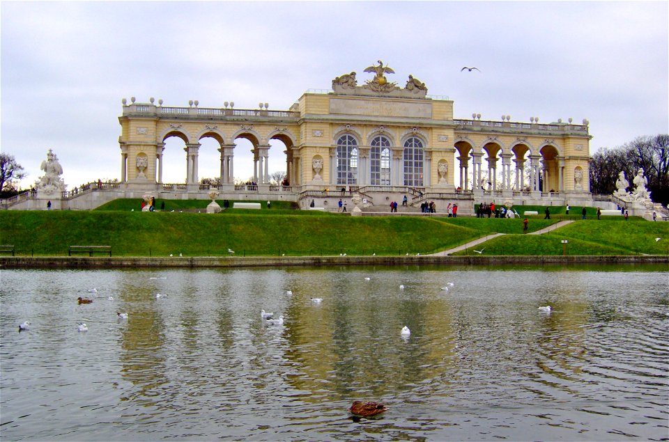 The Gloriette in the park of the Schönbrunn Palace, Vienna, Austria