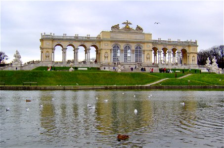 The Gloriette in the park of the Schönbrunn Palace, Vienna, Austria
