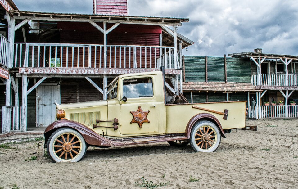 Veteran antique car old timer