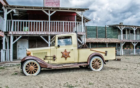 Veteran antique car old timer