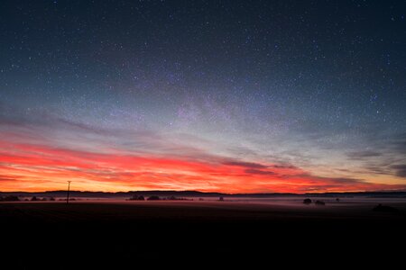 Steam starry sky morgenrot