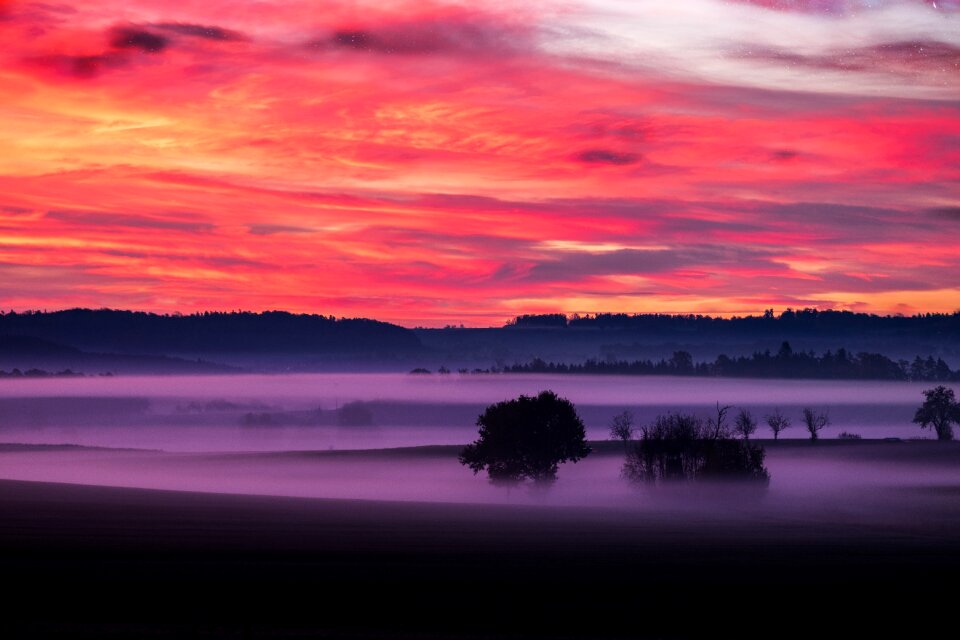 Morgenrot sunrise clouds