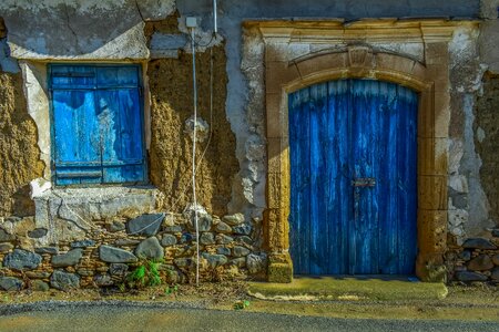 Abandoned aged weathered