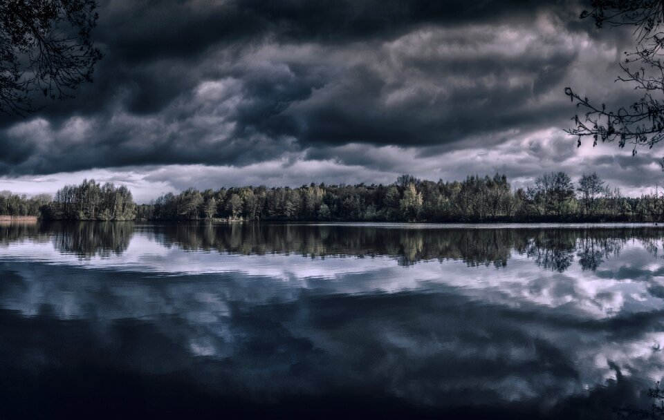 Nature reflection sky