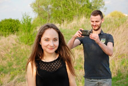 Grass happiness fun photo