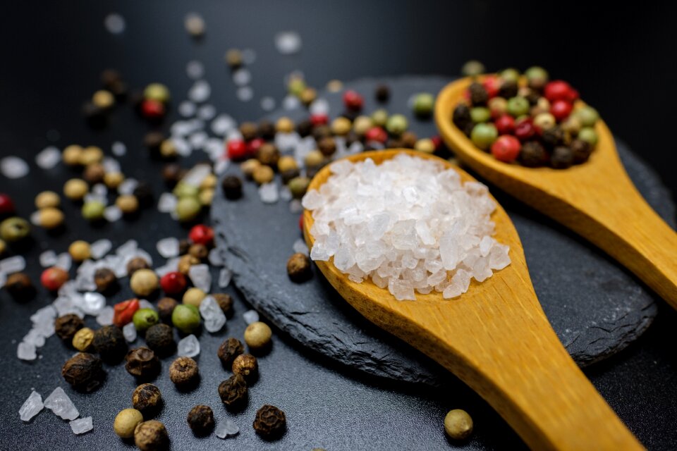 Ingredients kitchen spoon