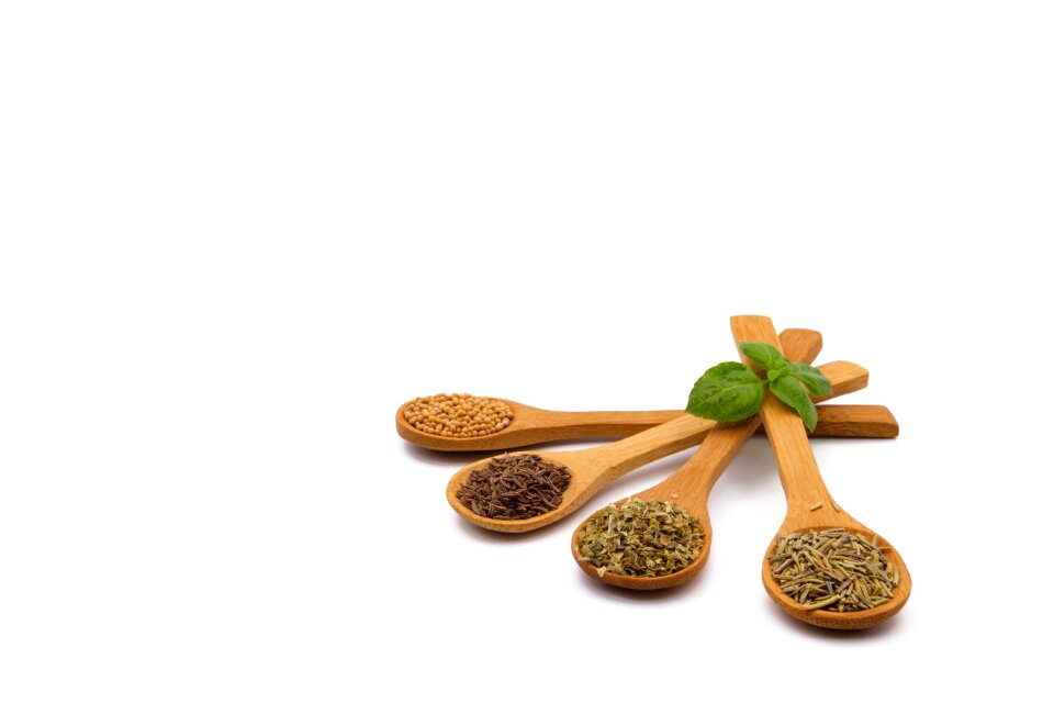 Ingredients kitchen spoon