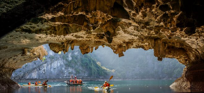Tourism landscape halong bay
