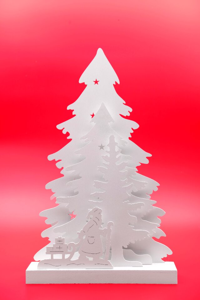Art christmas greeting map