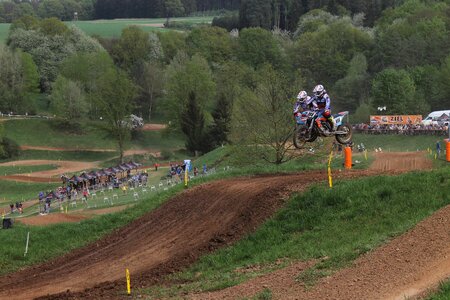 Action motocross ride motorcycle
