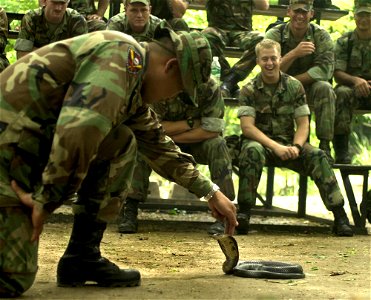 Ban Chan Khrem, Thailand (May 17, 2002) -- Marines assigned to Battalion Landing Team, 3rd Battalion, 5th Marine Regiment (BLT 3/5), the ground combat element of the 31st Marine Expeditionary Unit (ME
