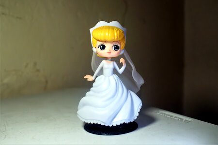 Female toy figurine photo