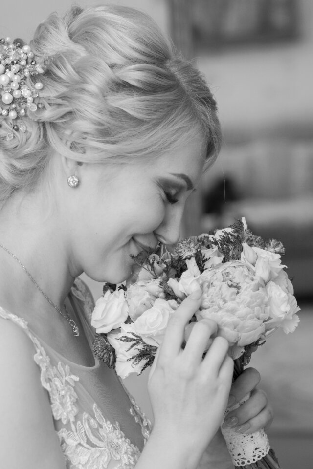 Flowers love woman