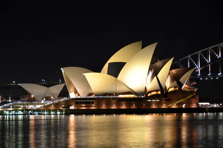 Night australia landmark photo