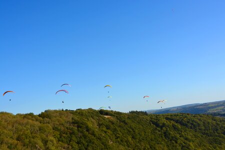 Site of free flight normandy clécy paragliding duo photo