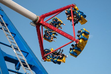 People carnival amusement park