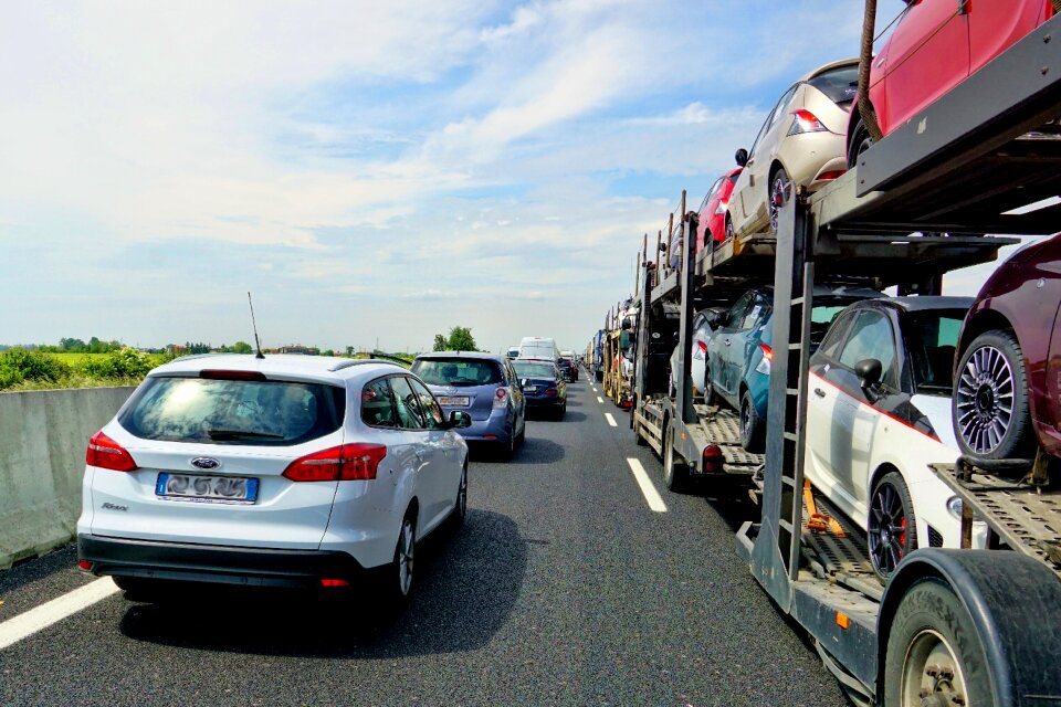 Vehicles highway traffic