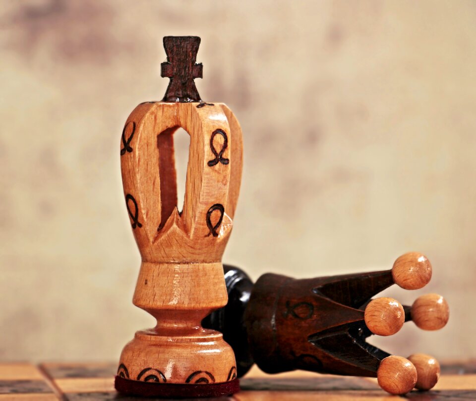 Chess pieces chess game figure photo