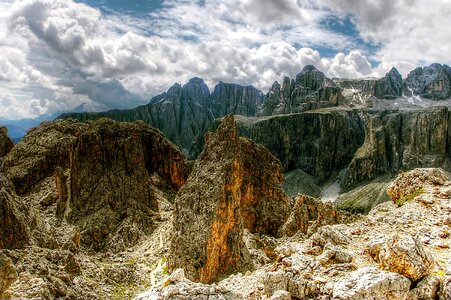 Nature rock view photo