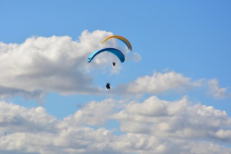 White clouds wind adventure