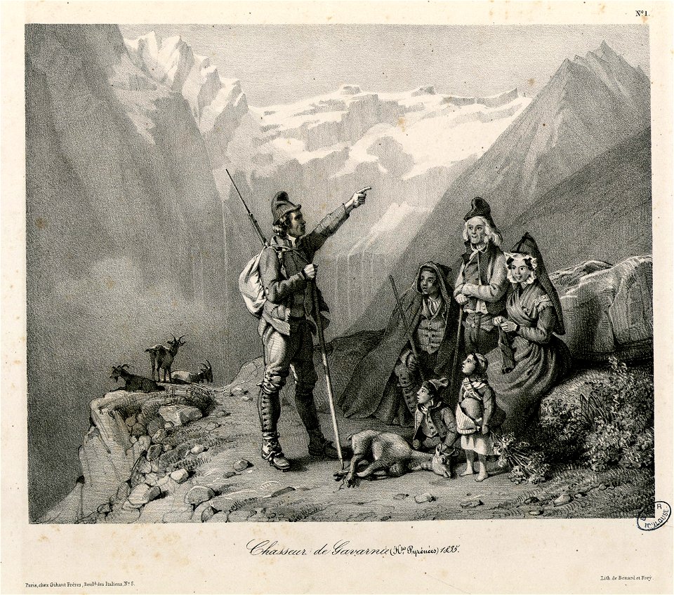 Chasseur de Gavarnie (Hautes Pyrénées) 1835