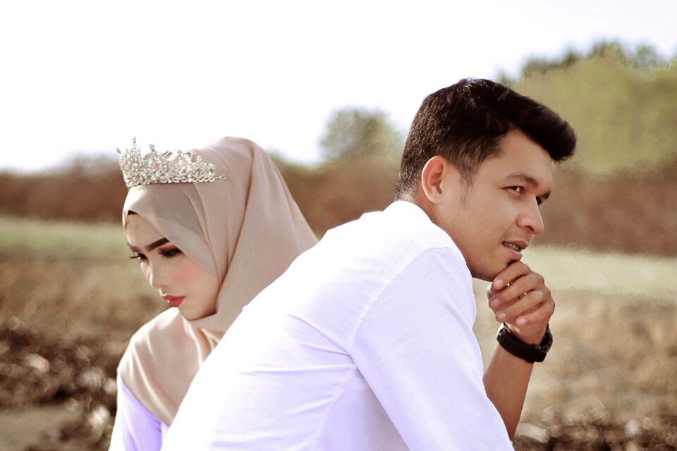 Couple marriage lovers