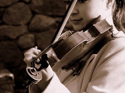 Violin love happy photo