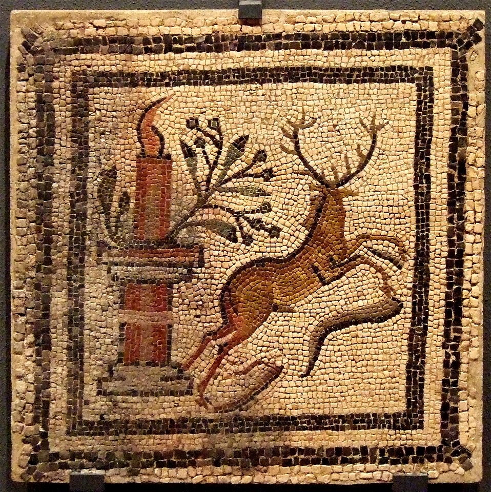 Agricultural calendary (2nd half of 4th c AC). Villa Fortunatus. Mosaic
