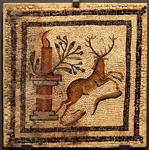 Agricultural calendary (2nd half of 4th c AC). Villa Fortunatus. Mosaic