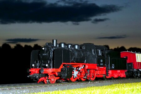 Railway model railway model train