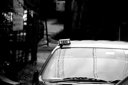 Outdoor day black white