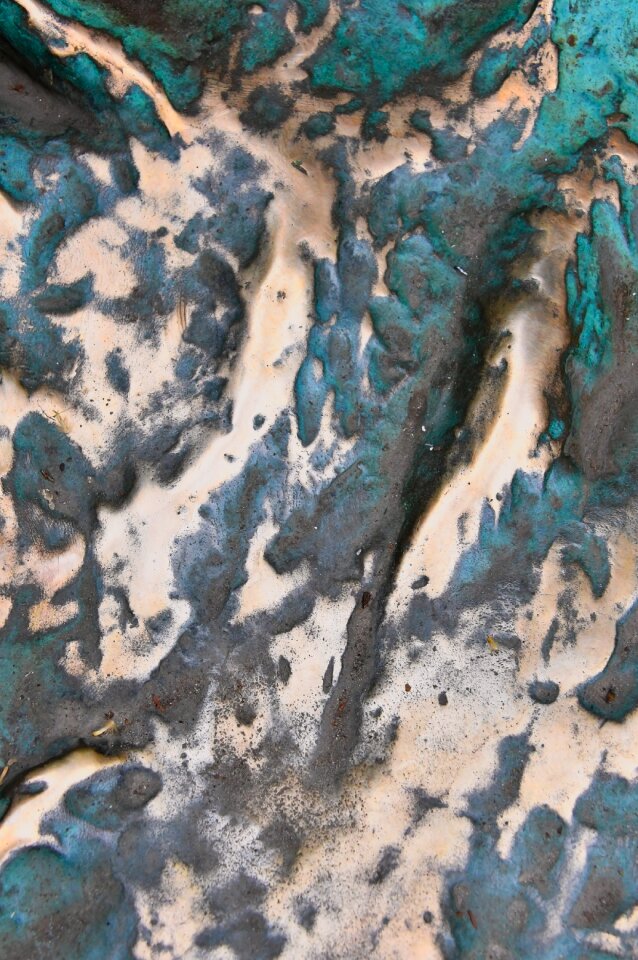 Green patina bright