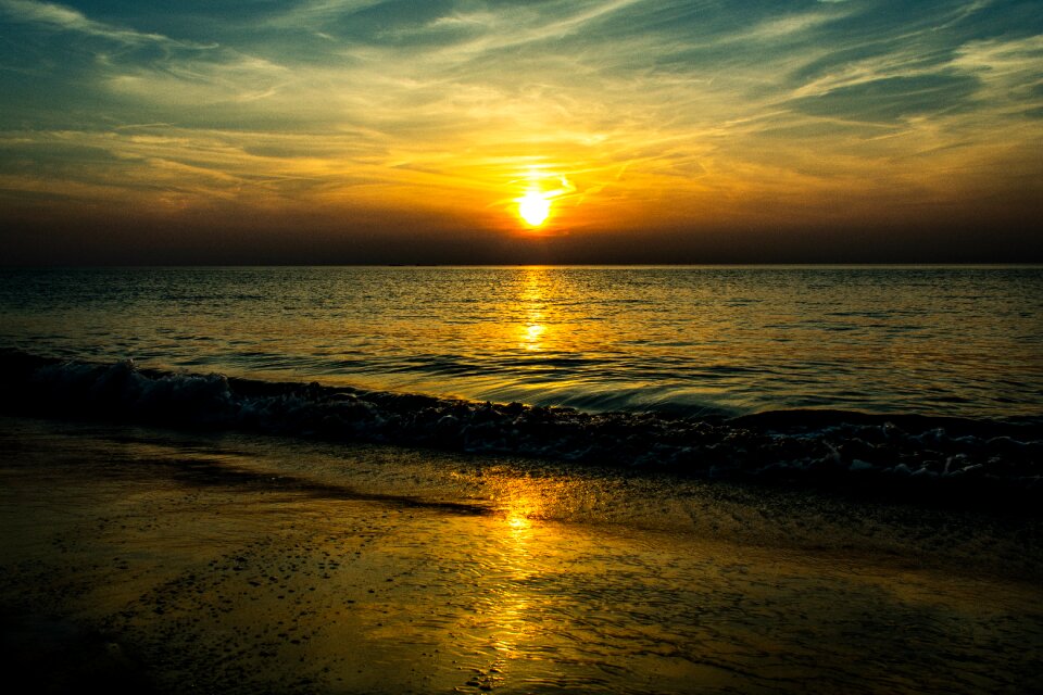 Water summer sky