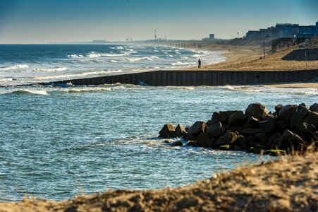 Southeast virginia ocean shore