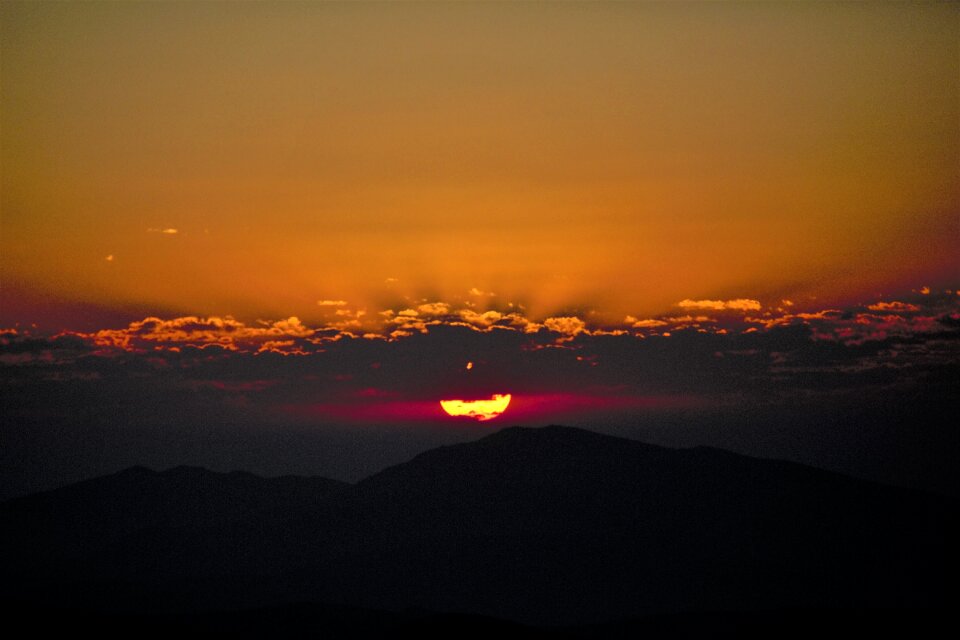 Mountains sky solar