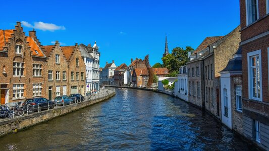 River architecture buildings photo