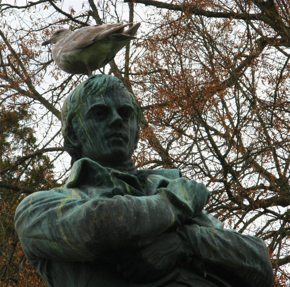 Robert Burns statue by G.A. Lawson in Stanley Park, Vancouver, Canada