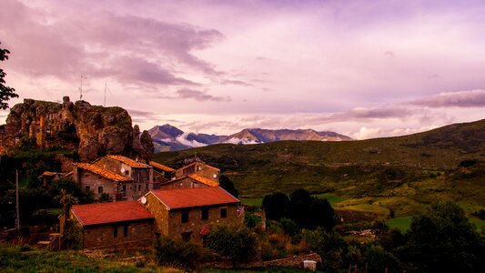 Adons pyrenees mountain village