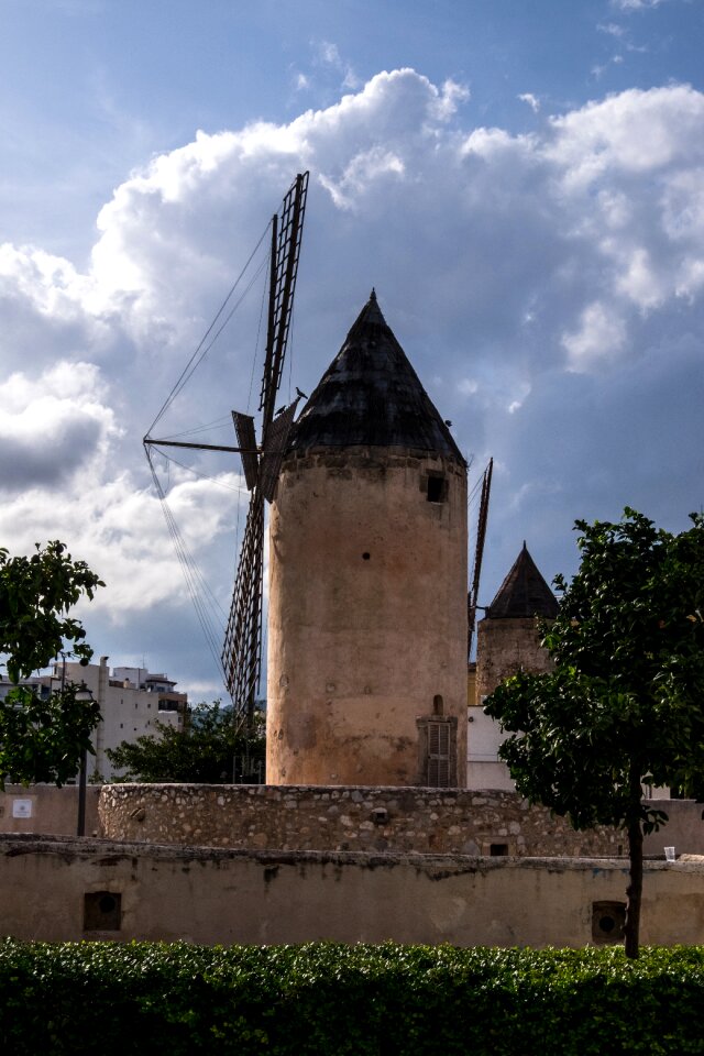 Mill spain sky