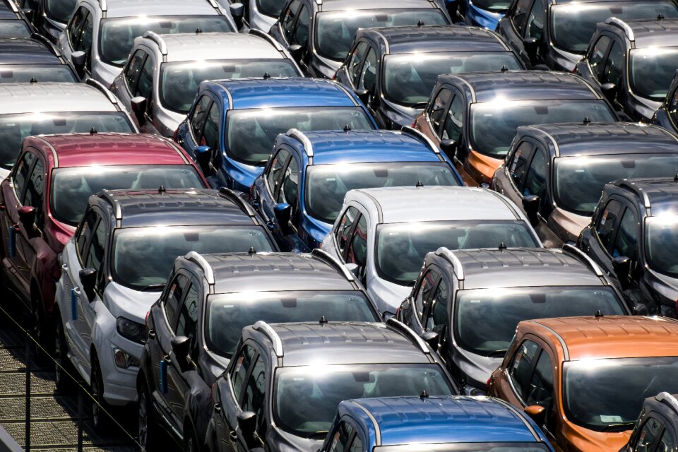 Car industry pkw park