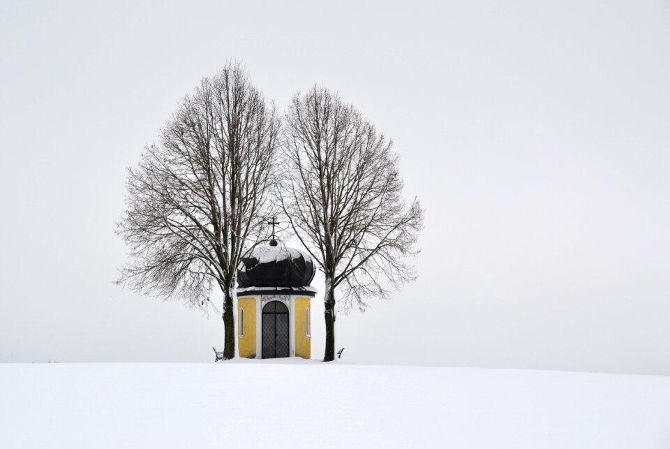Christianity winter snow