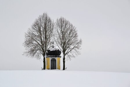 Christianity winter snow