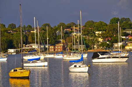 Sea yacht marine
